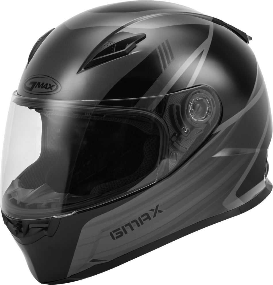 GMAX Ff-49 Full-Face Deflect Helmet Black/Grey 2x G1494248