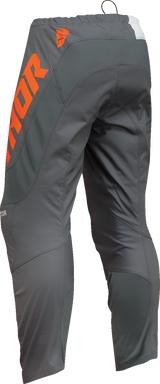 THOR Youth Sector Checker Pants - Charcoal/Orange - 24 2903-2430