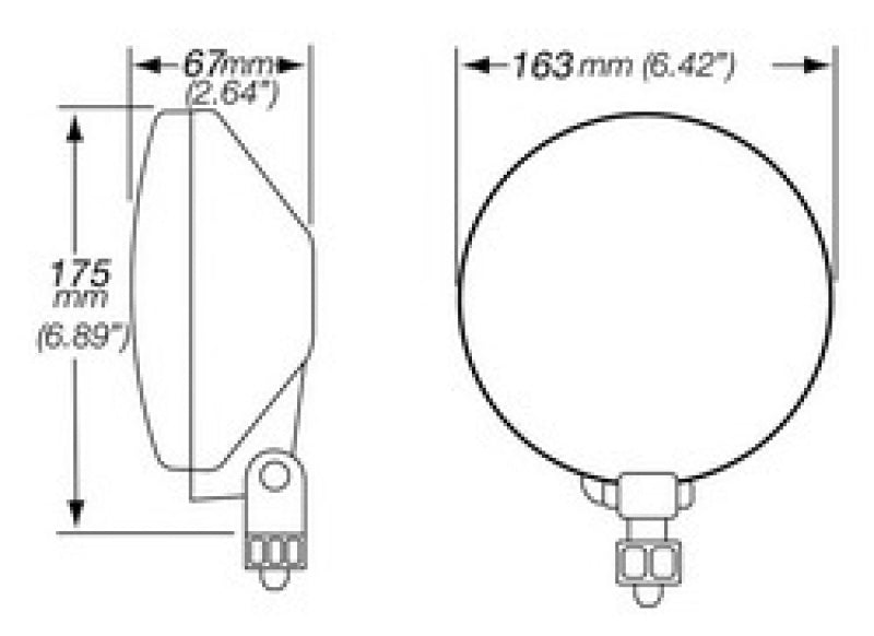 Hella 500 Series 12V/55W Halogen Driving Lamp Kit LA005750952