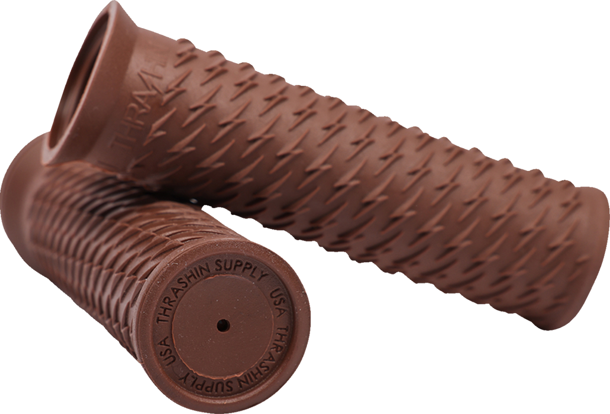 THRASHIN SUPPLY CO. Grips - Bolt - Brown TSC-2708-5