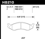 Hawk HPS Street Brake Pads KHB210F.677