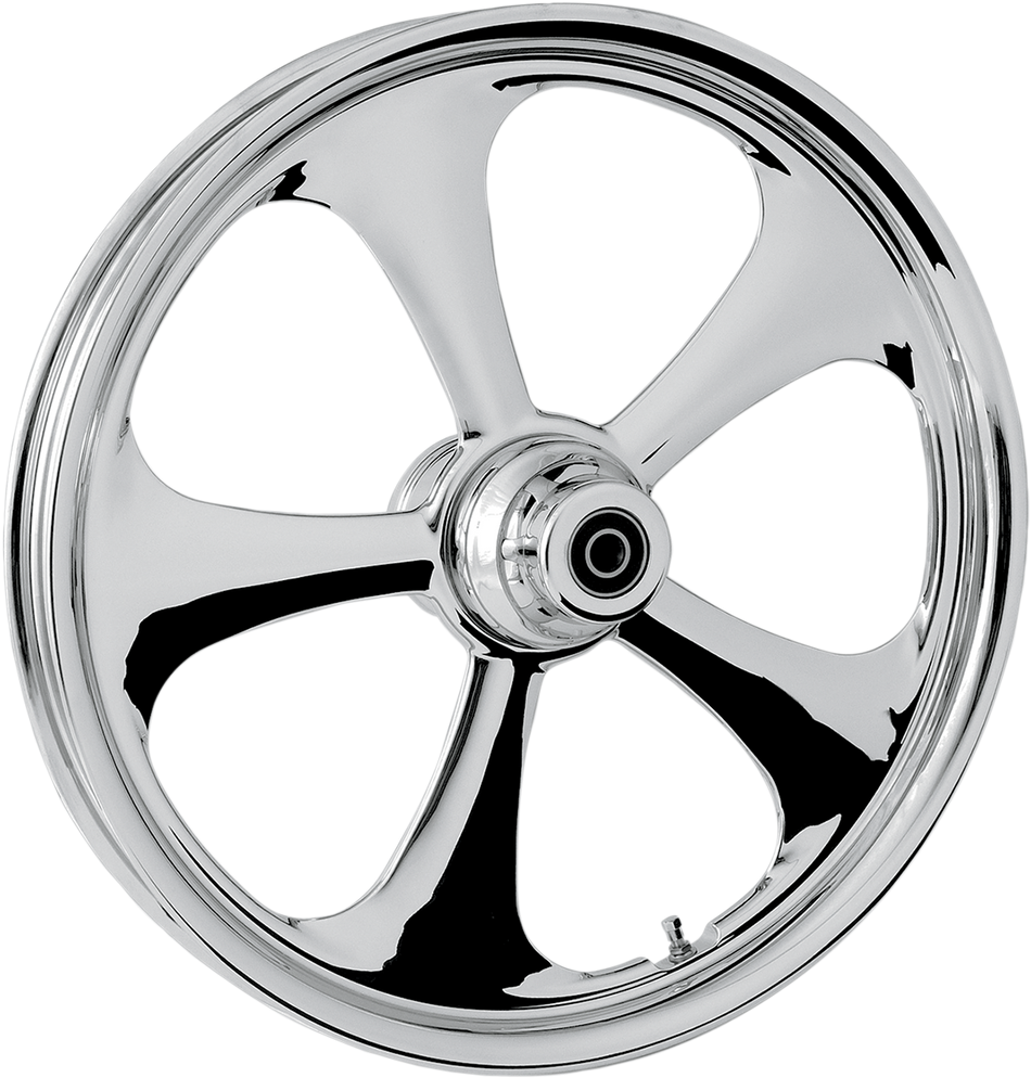 RC COMPONENTS Nitro Front Wheel - Single Disc/No ABS - Chrome - 21"x3.50" - '00-'07 FLT 21350-9935-92C