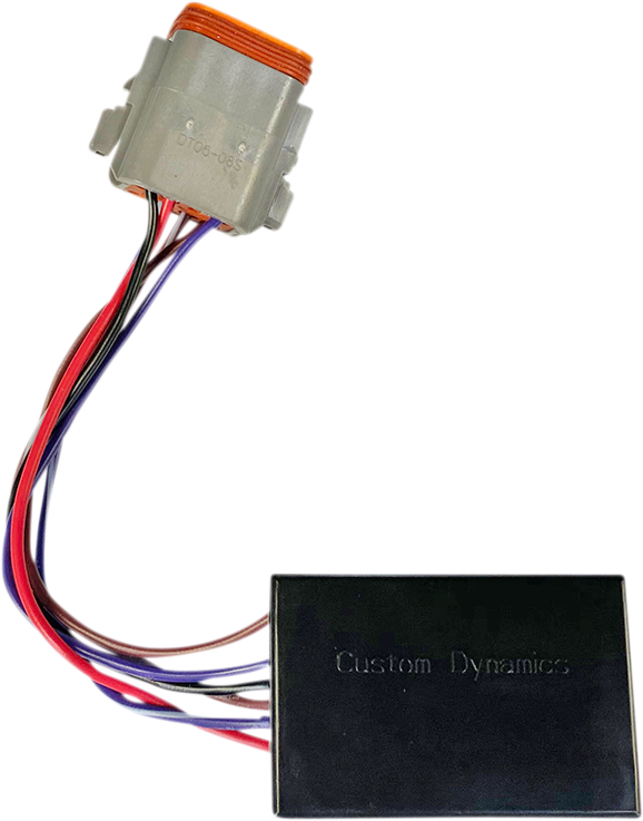Módulo de señal de giro con cancelación automática de CUSTOM DYNAMICS - Conector hembra de 8 posiciones CD-ATC-3 