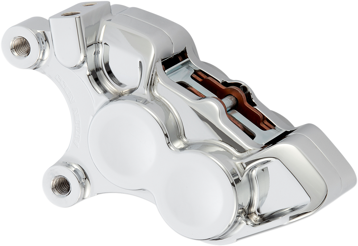 ARLEN NESS 4-Piston Caliper - Left - 11.8" - Chrome 02-220