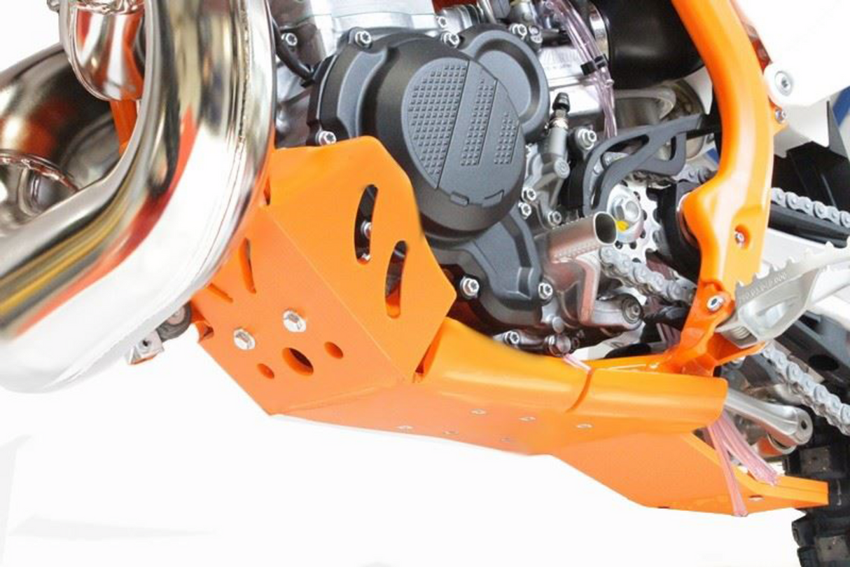 AXP RACING Xtrem Skid Plate - Orange - KTM AX1484