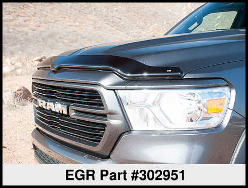 EGR 2019 Dodge Ram 1500 Superguard Hood Shield - Dark Smoke 302951