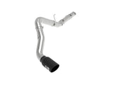 aFe ATLAS 5in DPF-Back Alum Steel Exhaust System w/ Black Tip 19-20 Ram Diesel Trucks L6-6.7L (td) 49-02078-B