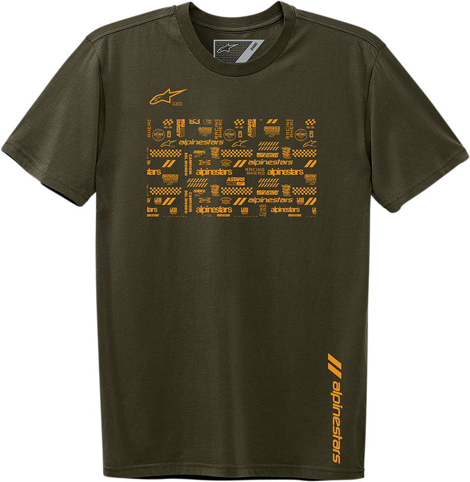 ALPINESTARS Chaotic T-Shirt - Military Green - XL 123072109690XL