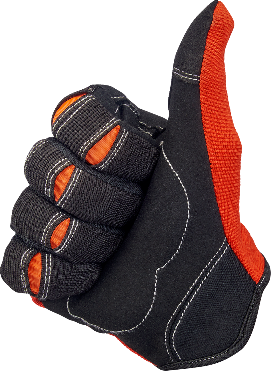 BILTWELL Moto Gloves - Orange/Black - XS 1501-0106-001
