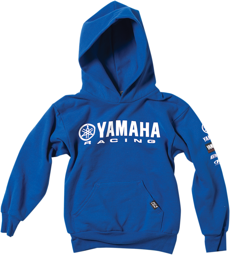 FACTORY EFFEX Youth Yamaha Racing Hoodie - Blue - Medium 19-83232