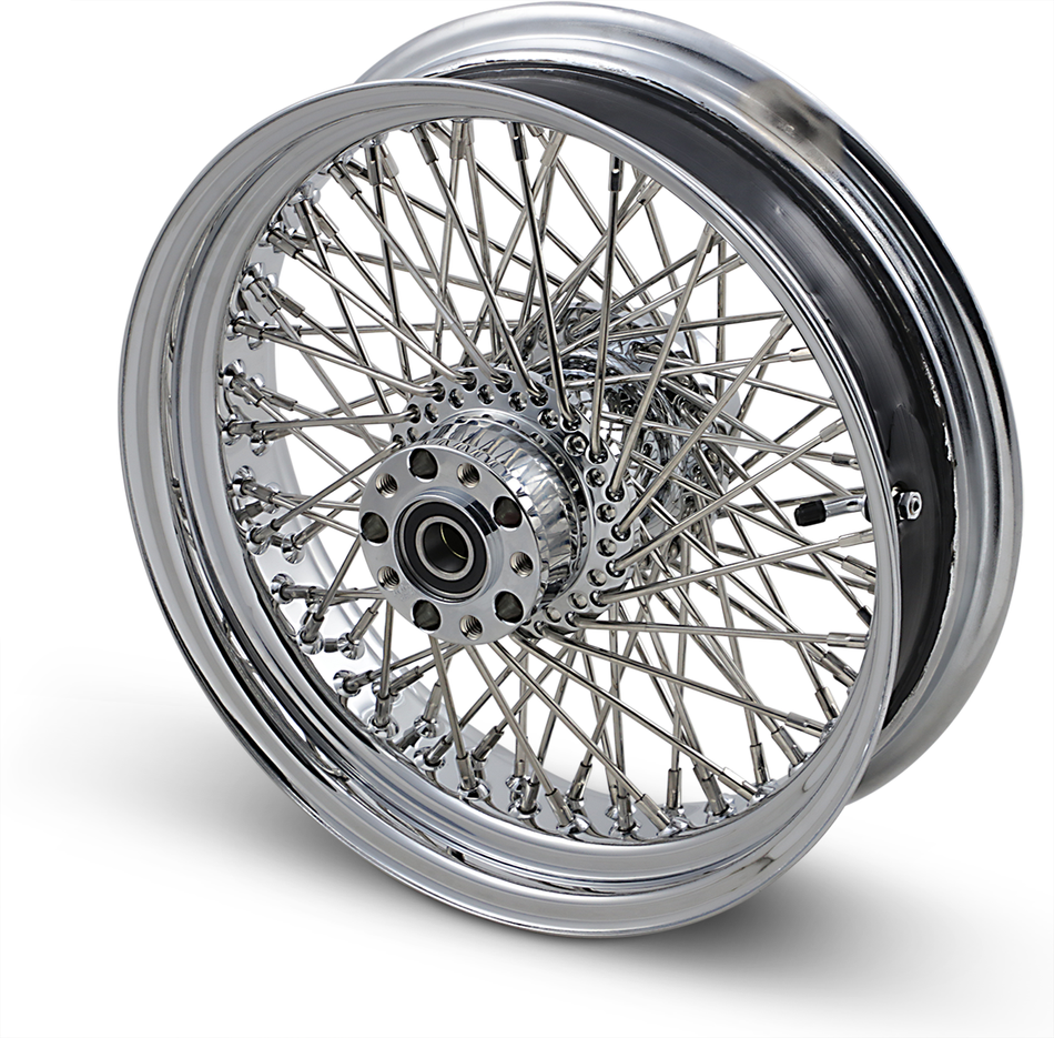 DRAG SPECIALTIES Rear Wheel - 80 Spoke - Single Disc/No ABS - Chrome - 16"x3.50" - '08+ XL 04638-0460-08RS