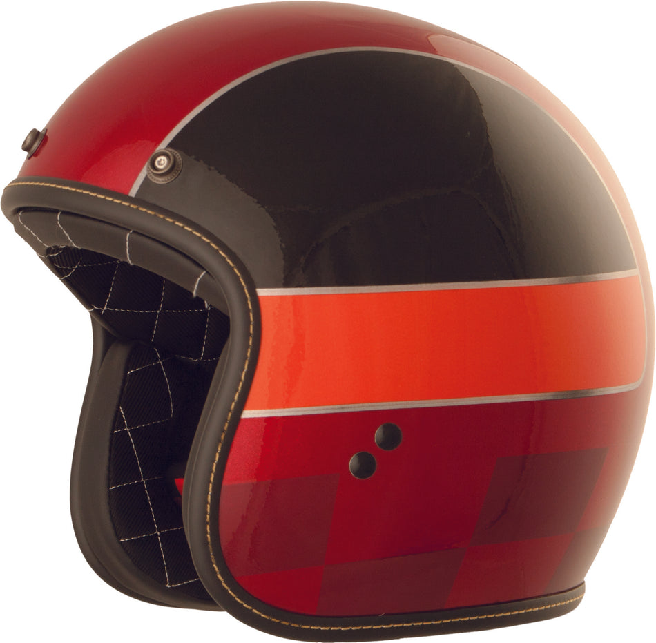 FLY RACING .38 Winner Helmet Red/Black/Orange Xs 73-8236XS