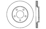 StopTech 05-10 Ford Mustang Slotted & Drilled Right Rear Rotor 127.61087R