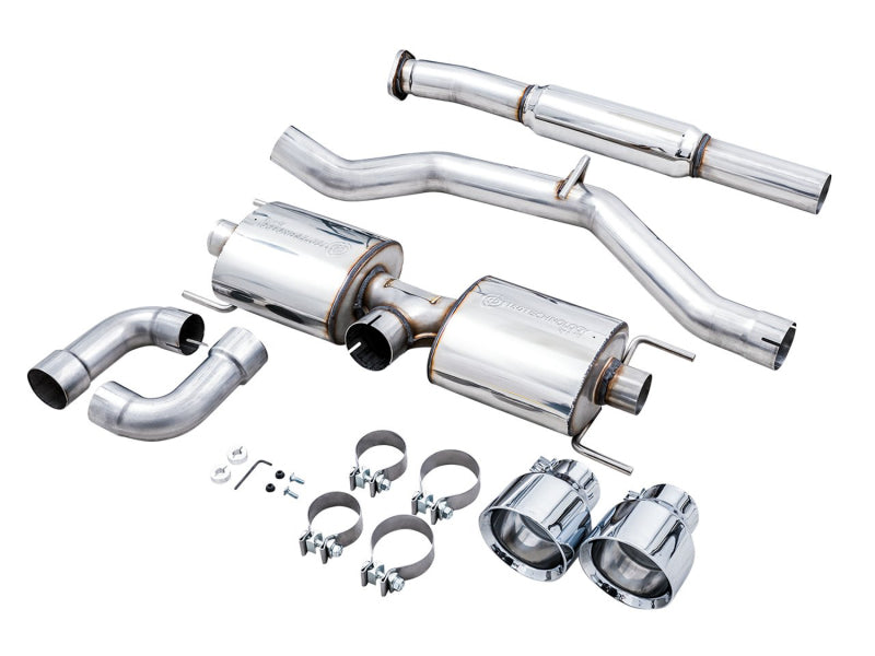 AWE Subaru BRZ/ Toyota GR86/ Toyota 86 Touring Edition Cat-Back Exhaust- Chrome Silver Tips 3015-32486