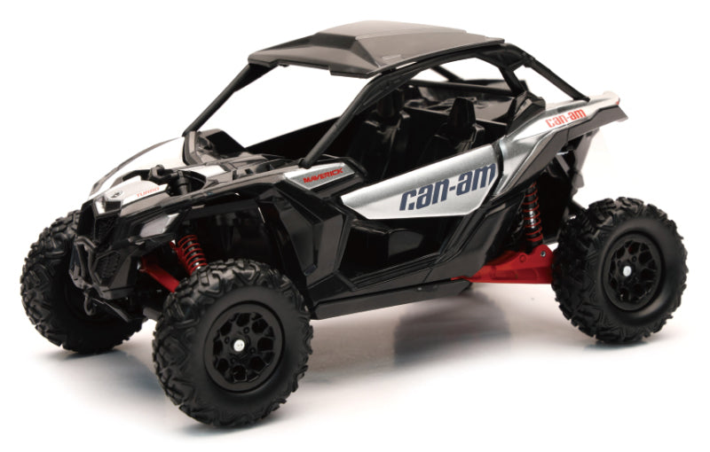 New Ray Toys Can-AM Maverick X3 (Hyper Silver/Red)/ Scale - 1:18 58193A