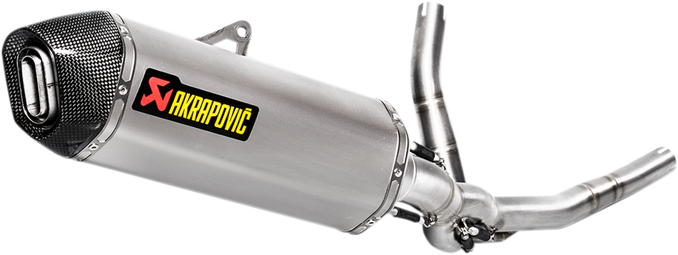 AKRAPOVIC Race Exhaust - Stainless Steel/Titanium V-Strom 650 2017-2023 S-S6R9-WT 1810-2571