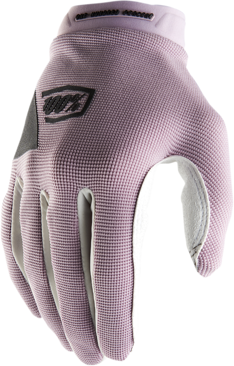 100% Women's Ridecamp Gloves - Lavender - Large 10013-00013