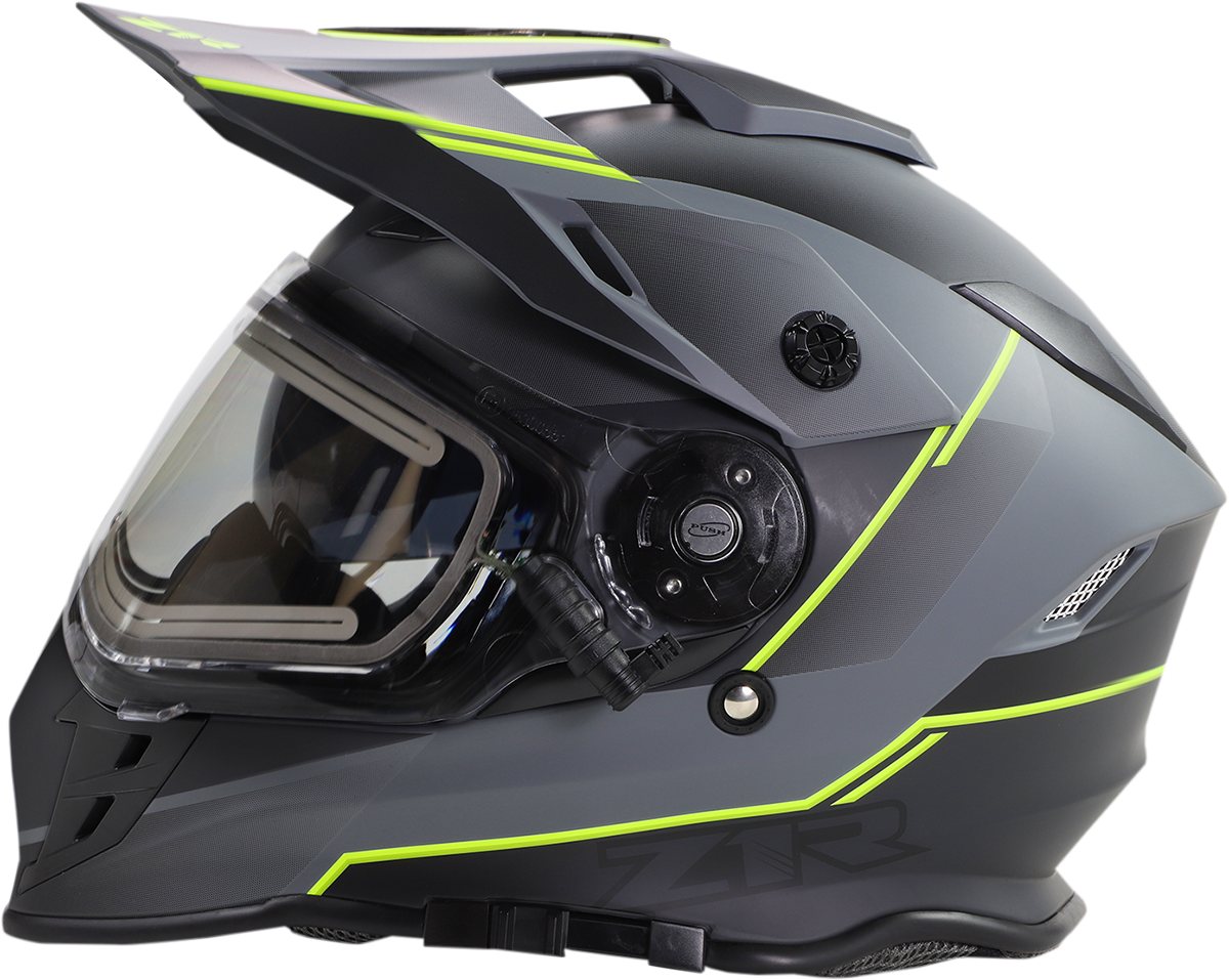 Casco Z1R Range - Bladestorm - Gris/Negro/Amarillo de alta visibilidad - 2XL 0101-14070 