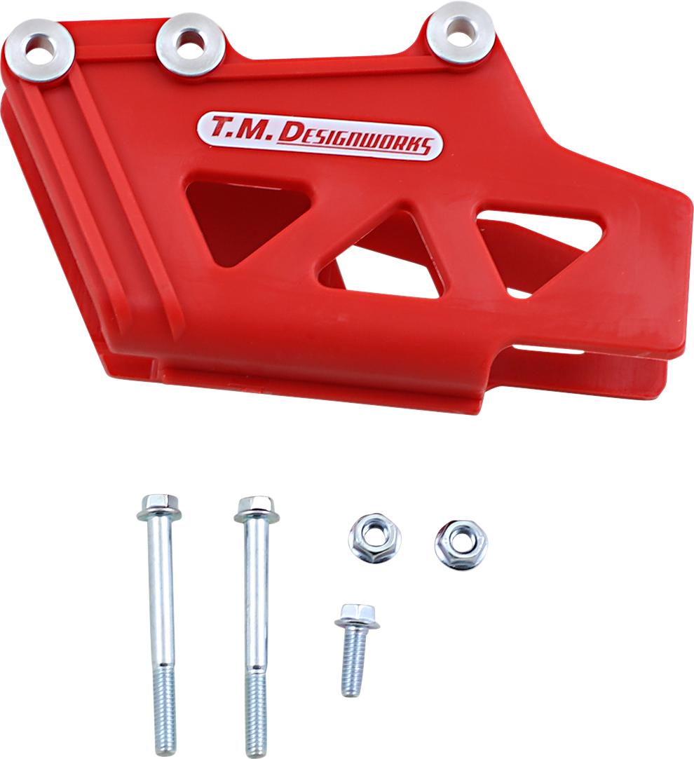 T.M. DESIGNWORKS Chain Guide - Suzuki - Red RCG-SRM-RD