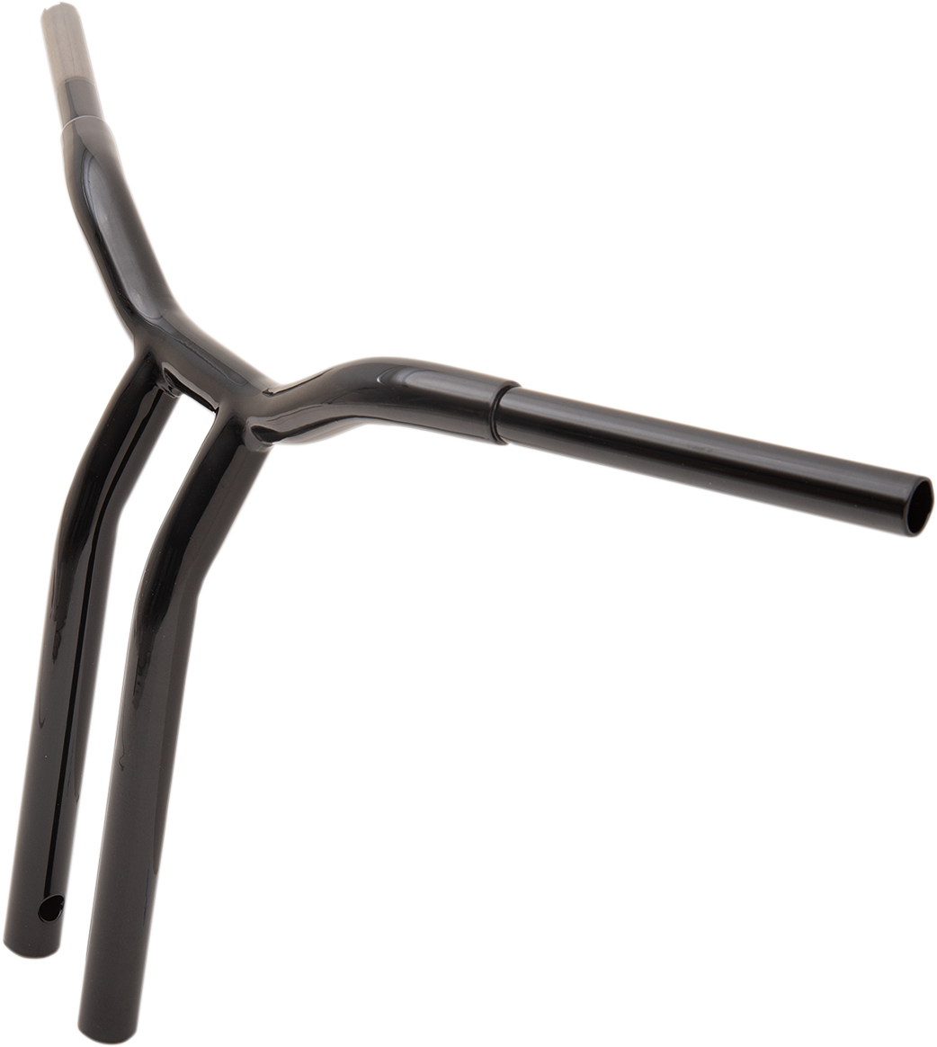 LA CHOPPERS Handlebar - Kage Fighter - One Piece - Bent - 16" - Black LA-7338-16B