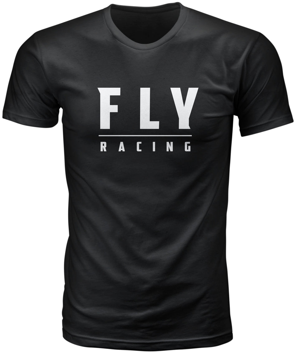 FLY RACING Fly Logo Tee Black Sm 352-1241S