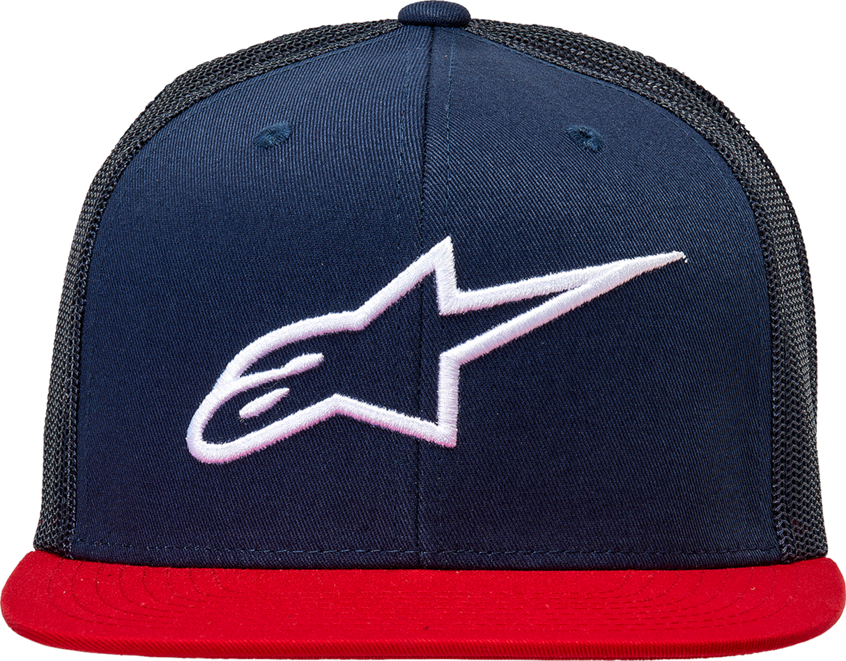 ALPINESTARS Corp Trucker-Mütze, Marineblau/Rot, Einheitsgröße, 1025810037030OS