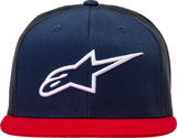 ALPINESTARS Corp Trucker-Mütze, Marineblau/Rot, Einheitsgröße, 1025810037030OS