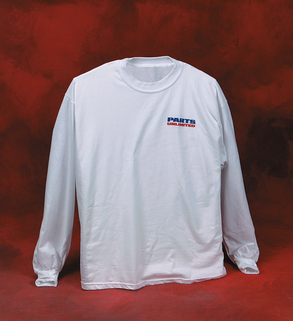 Parts Unlimited Logo Long-Sleeve T-Shirt - White - 2xl Pre121xxl