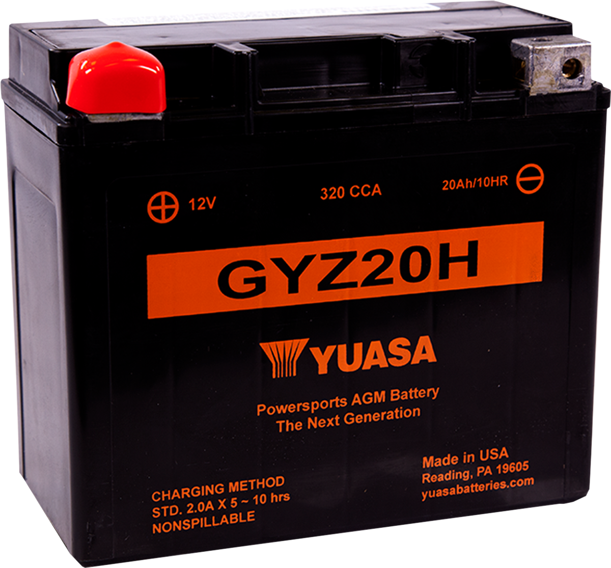 YUASA AGM-Batterie – GYZ20H YUAM72RGH 