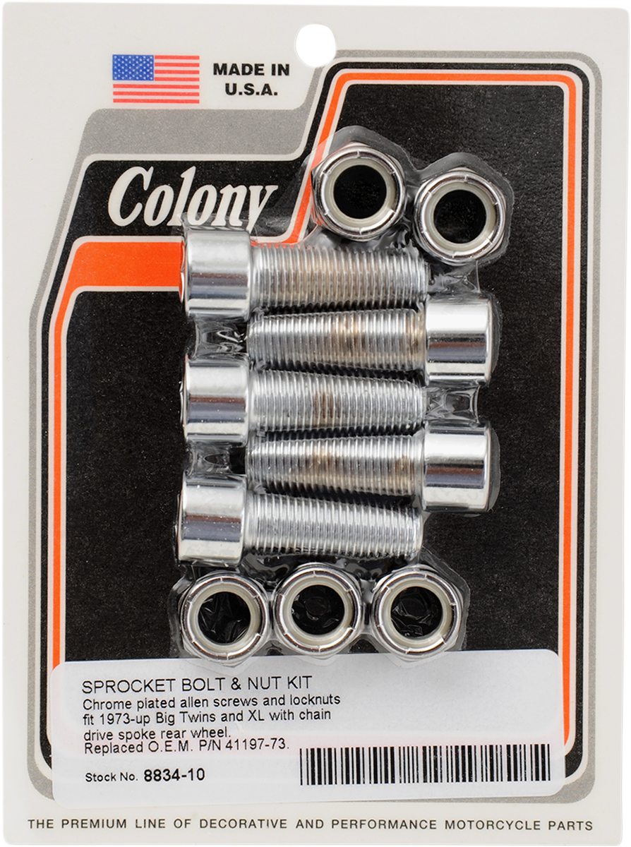 COLONY Bolt Kit - Socket-Head - Chain Drive - Spoke 8834-10