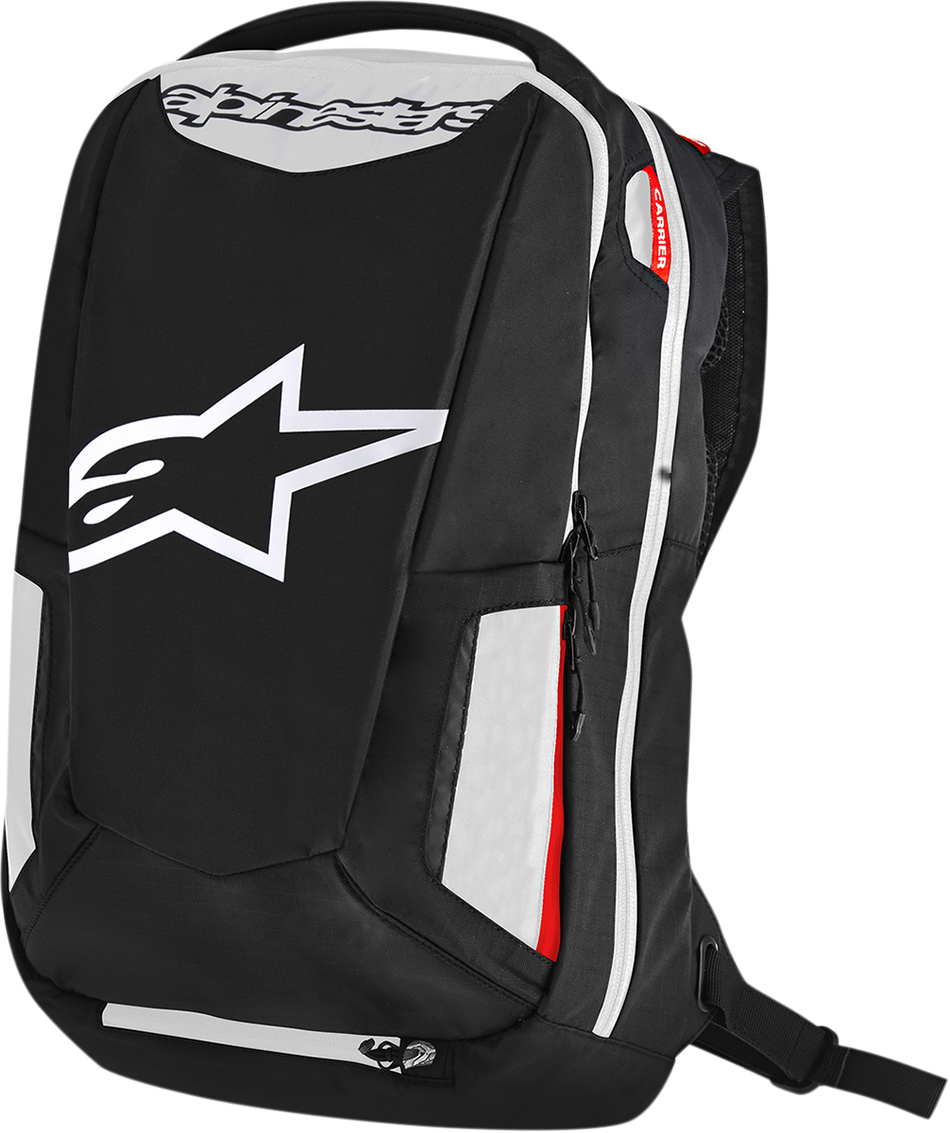 ALPINESTARS City Hunter Backpack - Black/White/Red 6107717-123