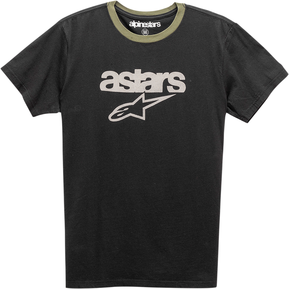 ALPINESTARS Match T-Shirt - Black/Military - 2XL 12117401010692X