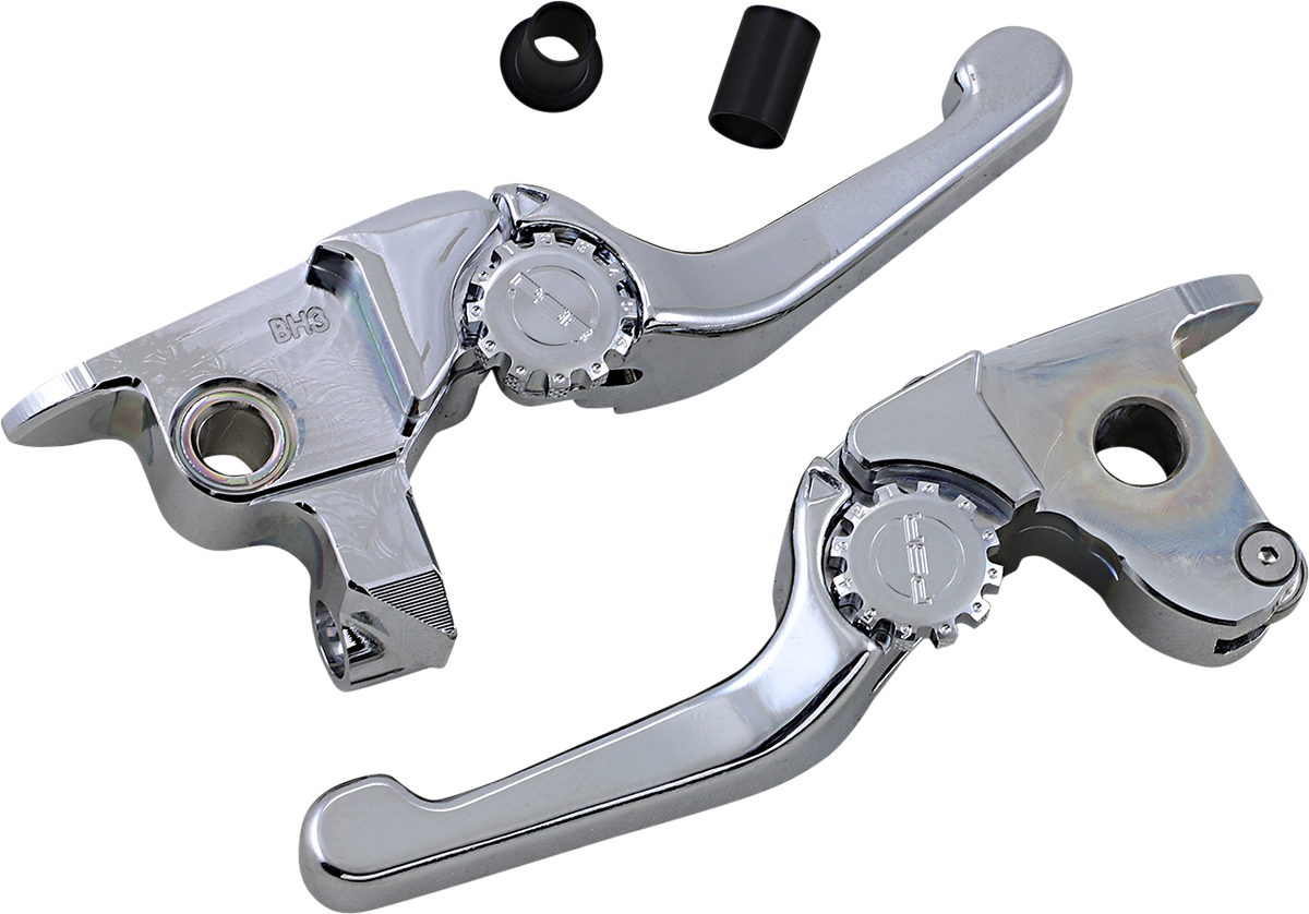 POWERSTANDS RACING Lever Set - Anthem - Shorty - Chrome 12-01654-20