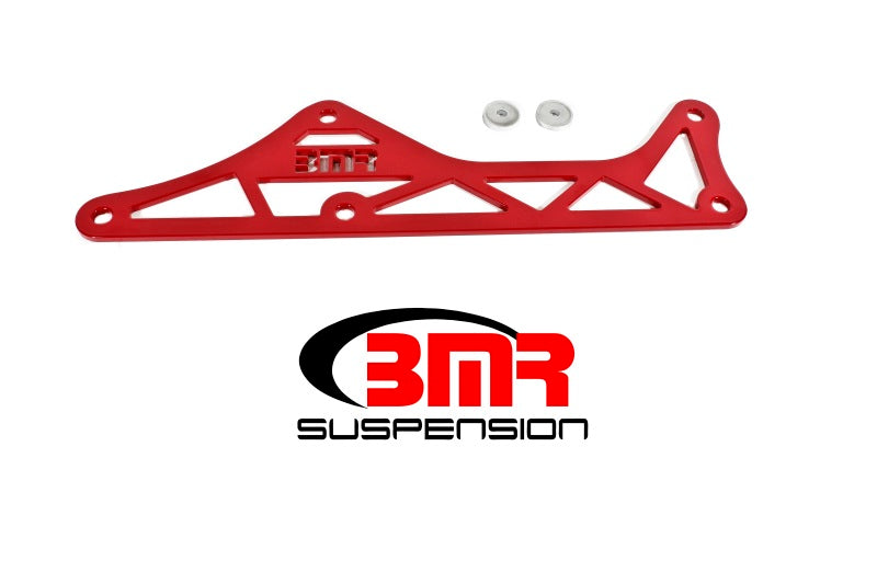 BMR 16-17 6th Gen Camaro Steel Driveshaft Tunnel Brace - Red DTB005R