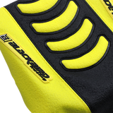 Funda para asiento BLACKBIRD RACING Double Grip 3 - Negro/Amarillo - Suzuki 1330HUS 