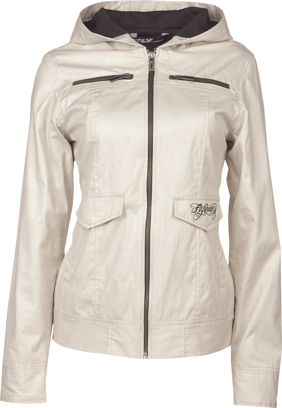 FLY RACING Fly Waxed Jacket Ivory Md Ivory M 358-5104M