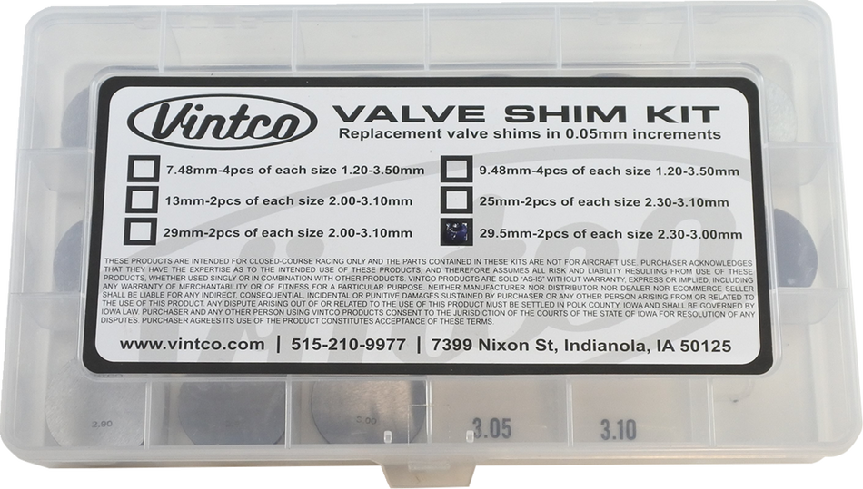 VINTCO Vintage Shim Kit 29.5SHIMKIT