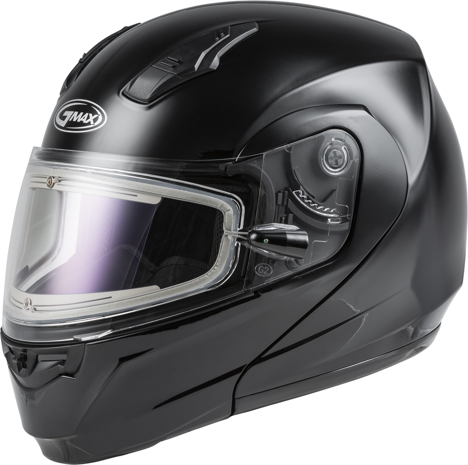 GMAX Md-04s Modular Snow Helmet W/Electric Shield Black 2x M4040028