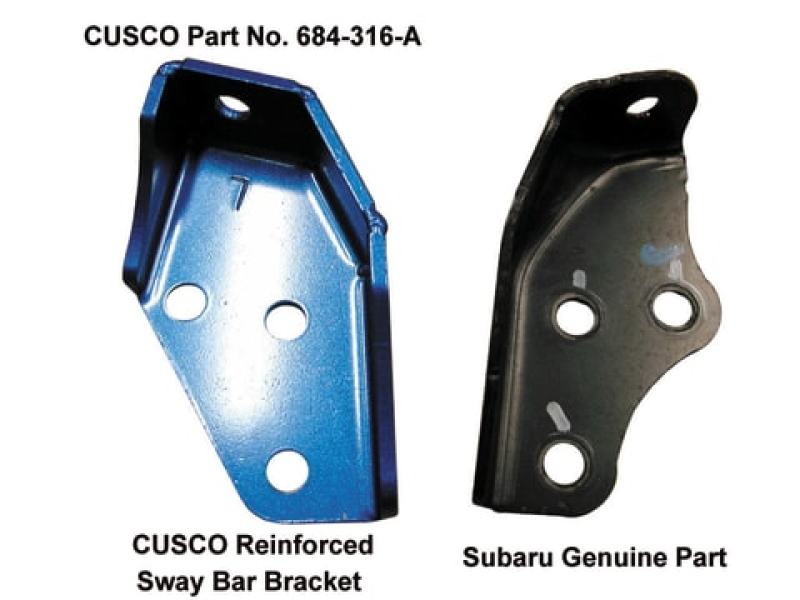 Cusco Rear Harder Sway Bar Bracket 03-09 Subaru Legacy 684 316 A