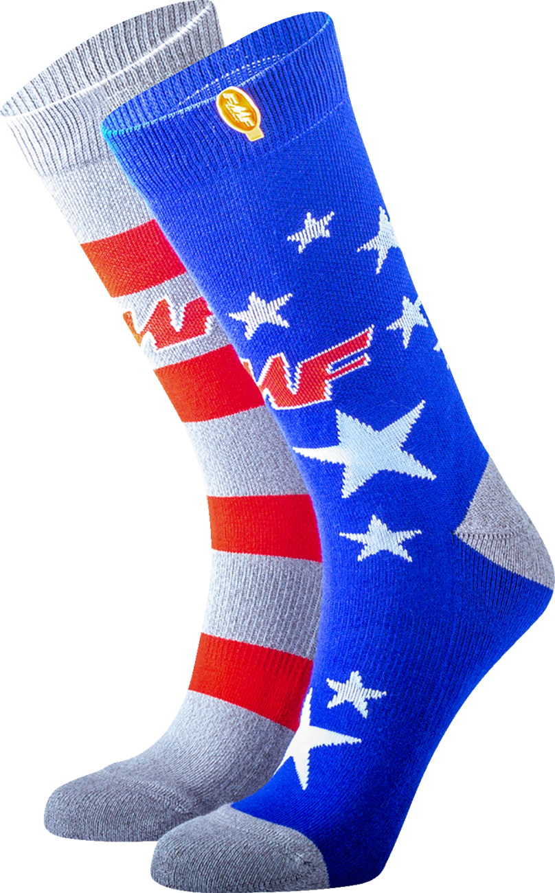 FMF Stars and Stripes Socks - Navy - One Size SP22194906 3431-0731