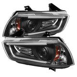 Spyder Dodge Charger 11-14 Projector Headlights Xenon/HID- Light DRL Blk PRO-YD-DCH11-LTDRL-HID-BK 5074201