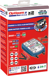 TECMATE Battery Charger/Maintainer - 2-Bank TM-571