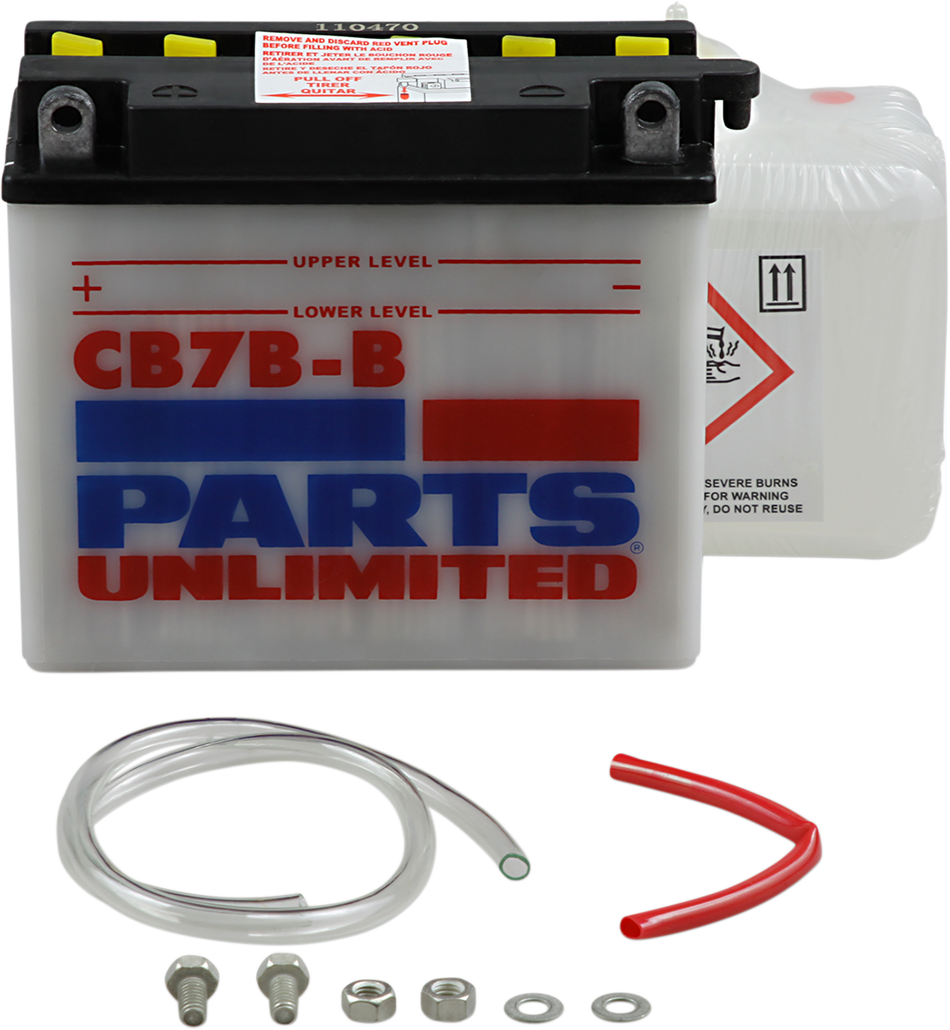 Parts Unlimited Battery - Yb7b-B Cb7b-B-Fp
