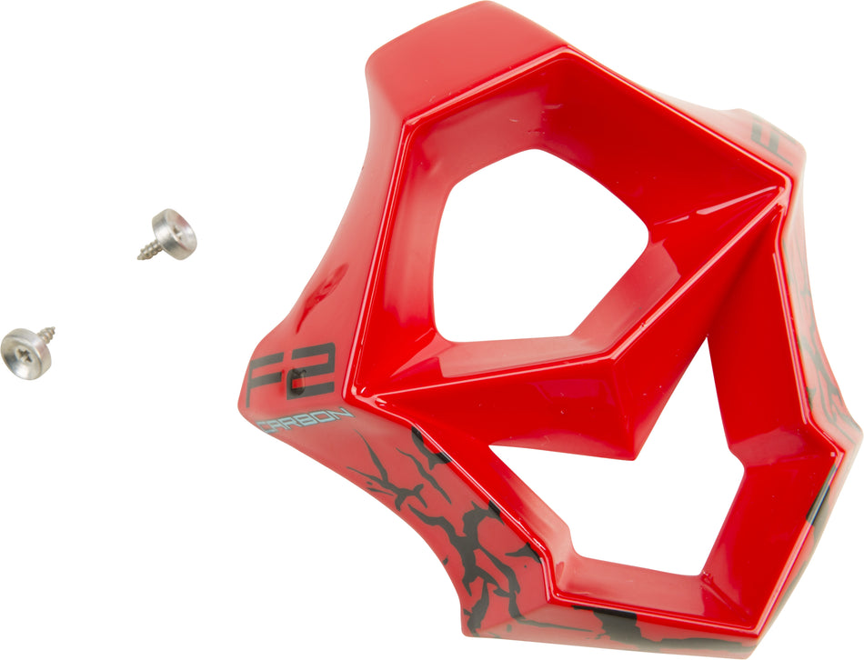 FLY RACING F2 Fracture Mouthpiece Black/Red 73-46359