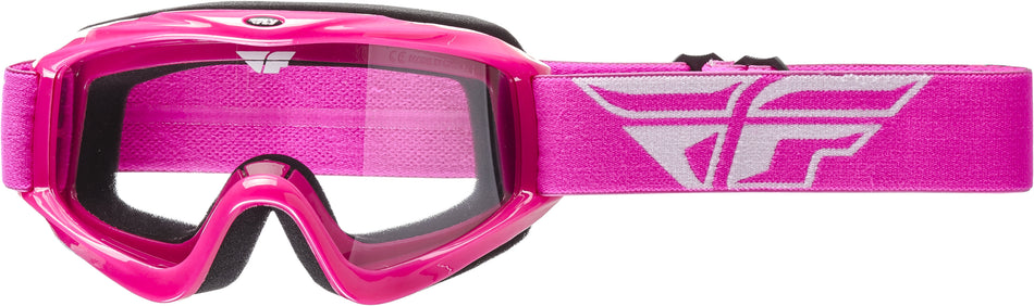 FLY RACING 2018 Focus Goggle Pink W/Clear Lens 37-4007