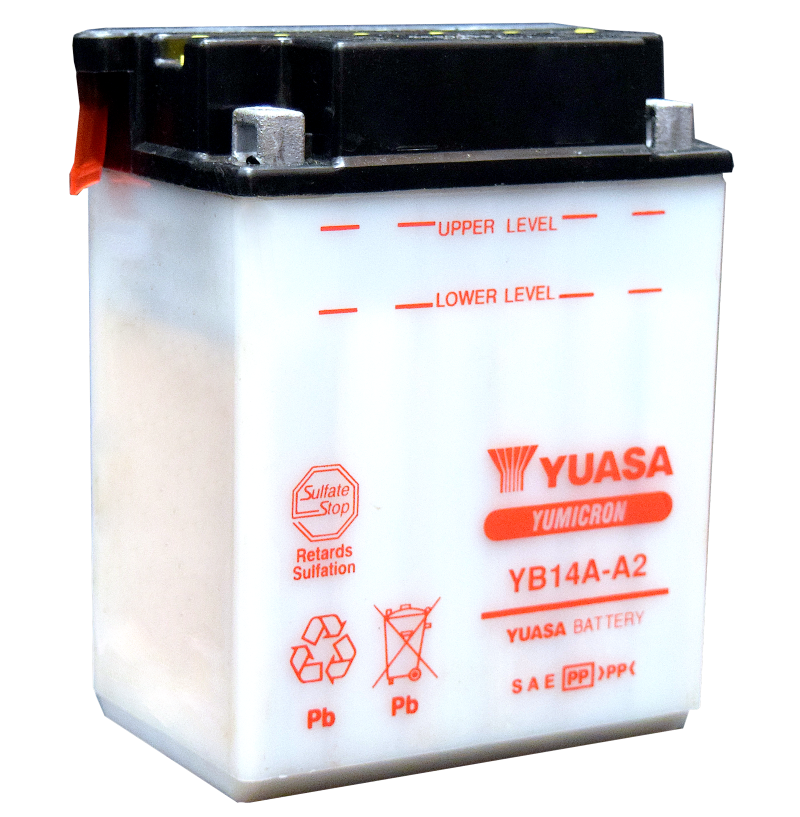 Yuasa YB14A-A2 Yumicron CX 12 Volt Battery YUAM2214AIND