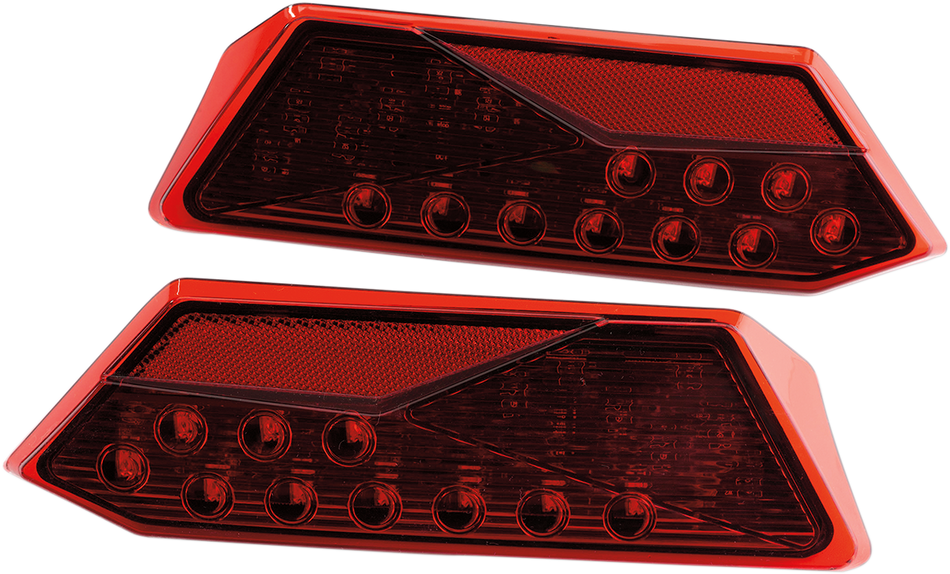 MOOSE UTILITY Taillights - LED - RZR1000 - Red 100-3385-PU