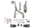 aFe Rebel Series CB 2.5in Dual Center Exit SS Exhaust w/ Black Tips 07-15 Jeep Wrangler 3.6L/3.8L V6 49-48056-B