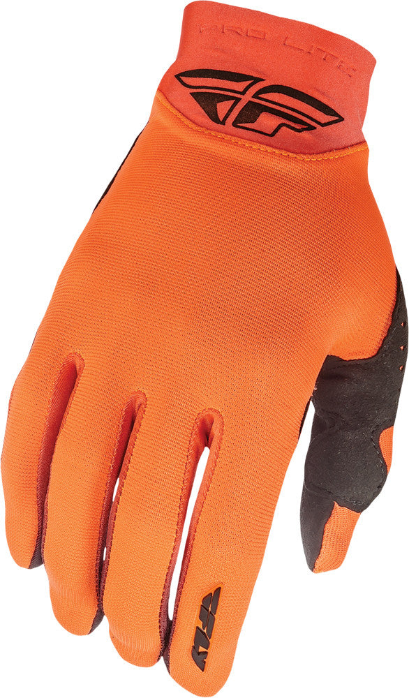 FLY RACING Pro Lite Gloves Flo. Orange Sz 6 369-81706