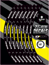 D'COR VISUALS Rim Decal - Suzuki Logo - 21" Front 40-80-206